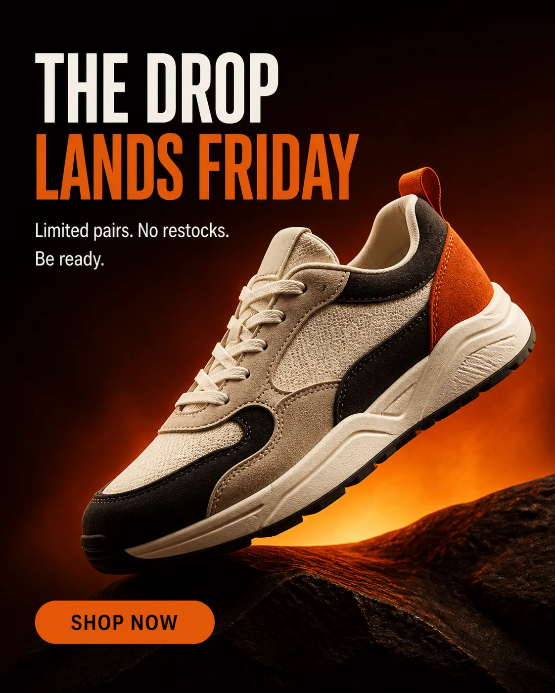 Generated e-commerce ad creative from the ad library