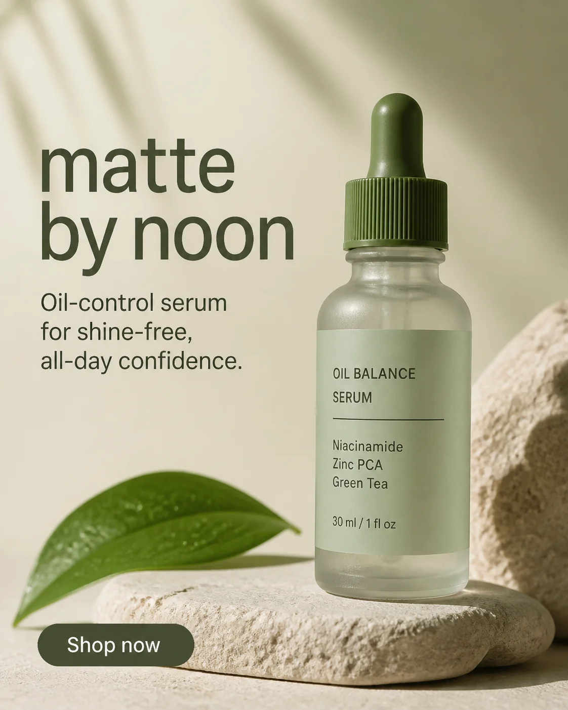 Generated skincare ad creative from the ad library