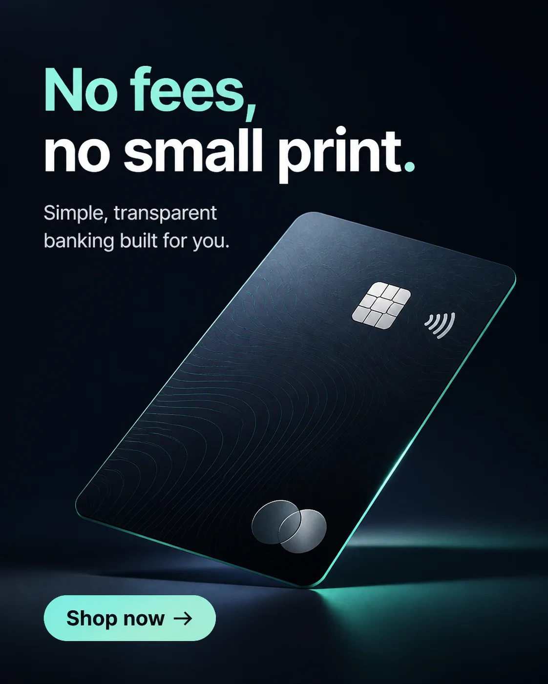 Generated fintech ad creative from the ad library